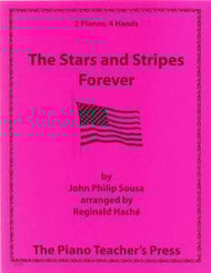 Stars and Stripes Forever-2 Pno 4ha piano sheet music cover Thumbnail